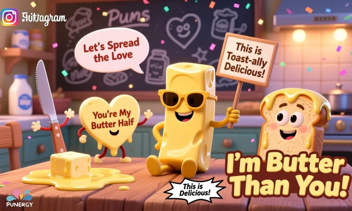 Butter Puns for Social Media Butter Puns for Social Media