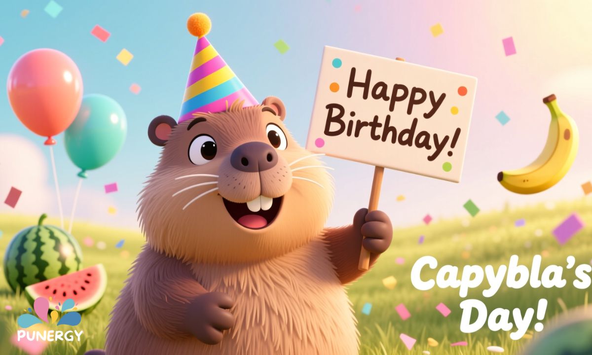 Capybara Birthday Puns Capybara Birthday Puns