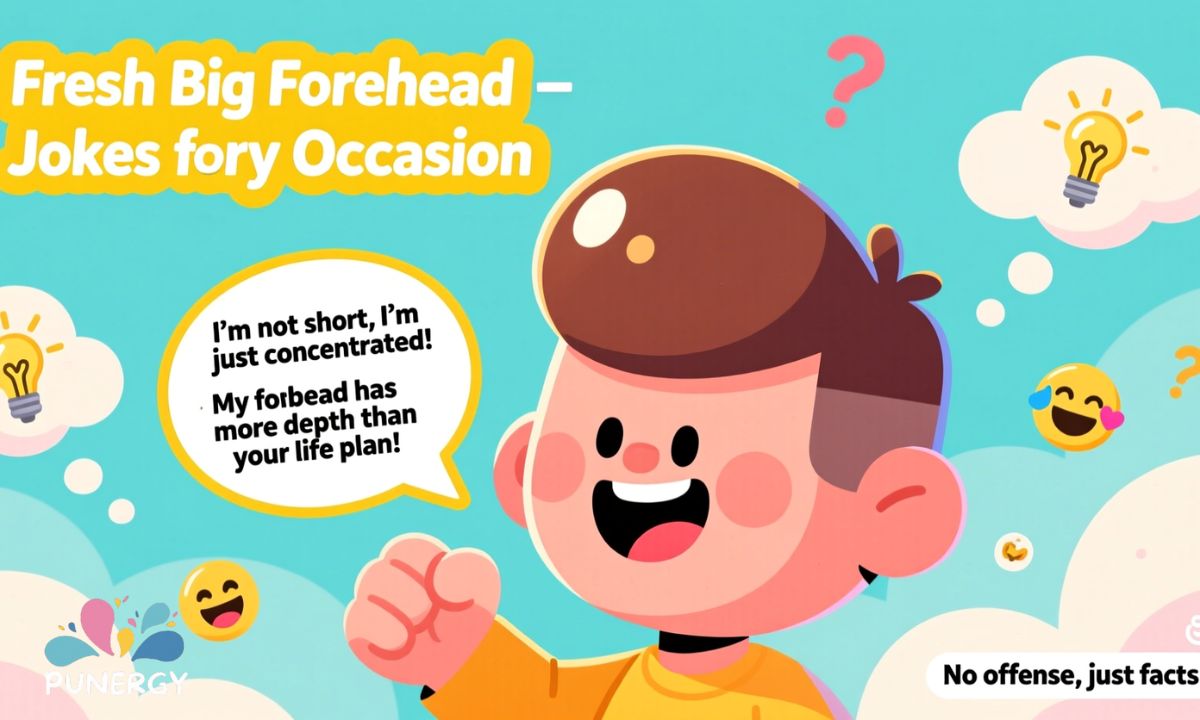 Fresh Big Forehead Jokes for Every Occasion Fresh Big Forehead Jokes for Every Occasion