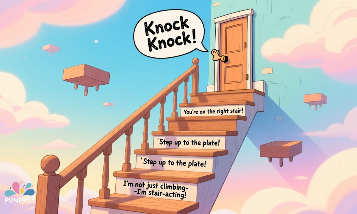 Knock Knock puns with Stair Themes Knock Knock puns with Stair Themes