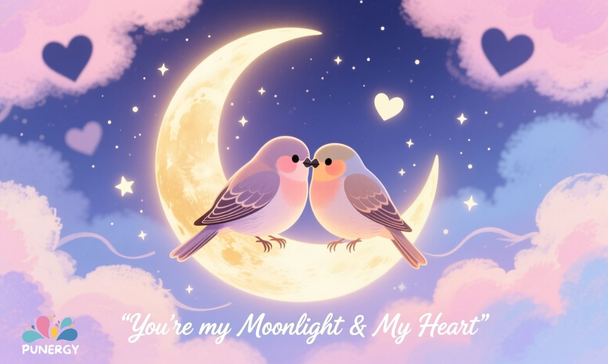 Moon Puns for Love Birds Moon Puns for Love Birds