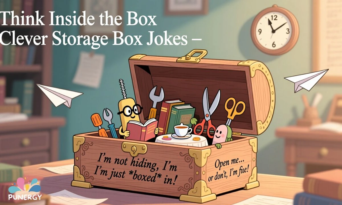Think Inside the Box Clever Storage Box puns Think Inside the Box Clever Storage Box puns