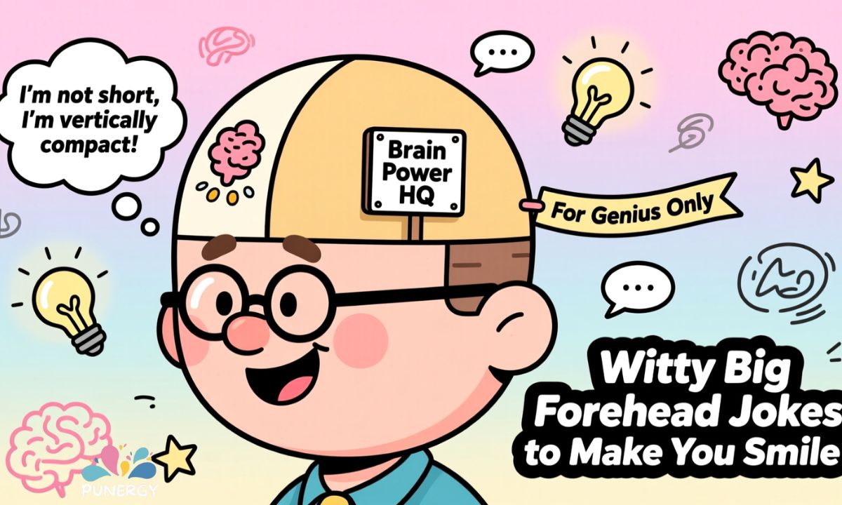 Witty Big Forehead Jokes to Make You Smile Witty Big Forehead Jokes to Make You Smile