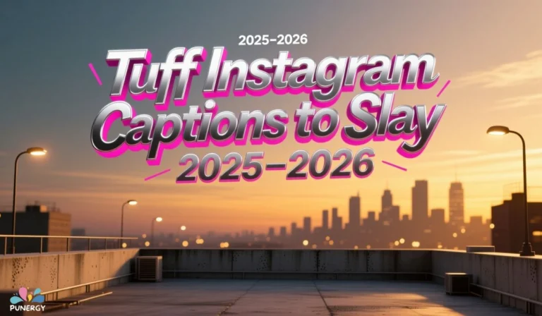 468+ Tuff Instagram Captions to Slay 2025-2026