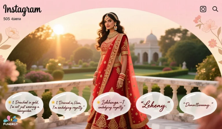 505+ Beautiful Lehenga Captions For Instagram In 2025