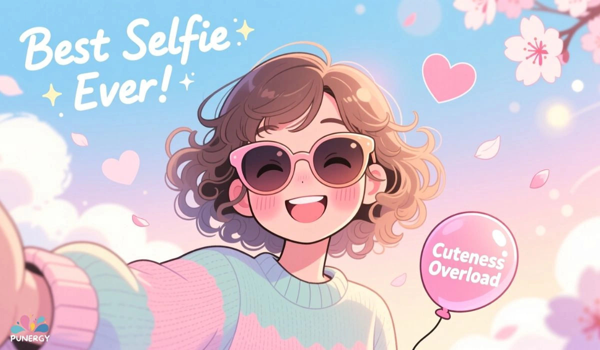 Adorable Captions for Selfies