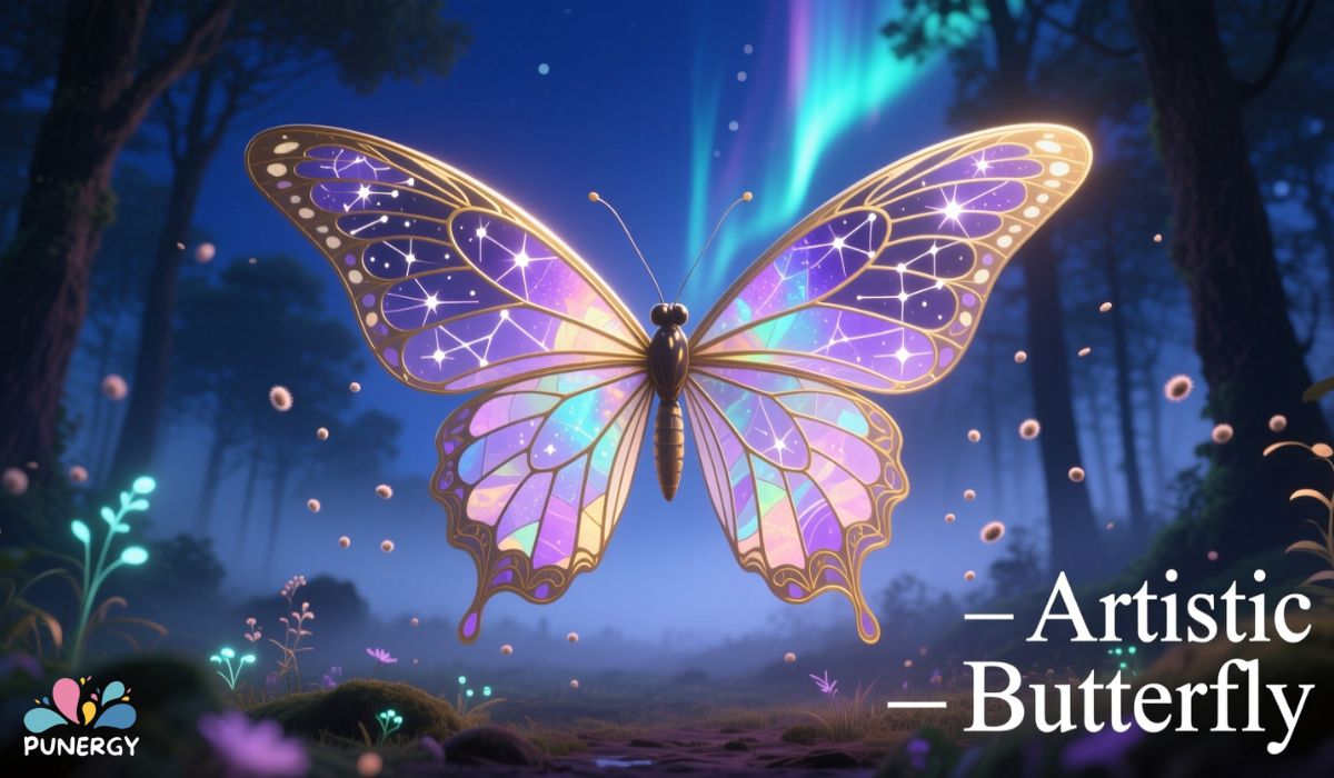 Artistic Butterfly Captions