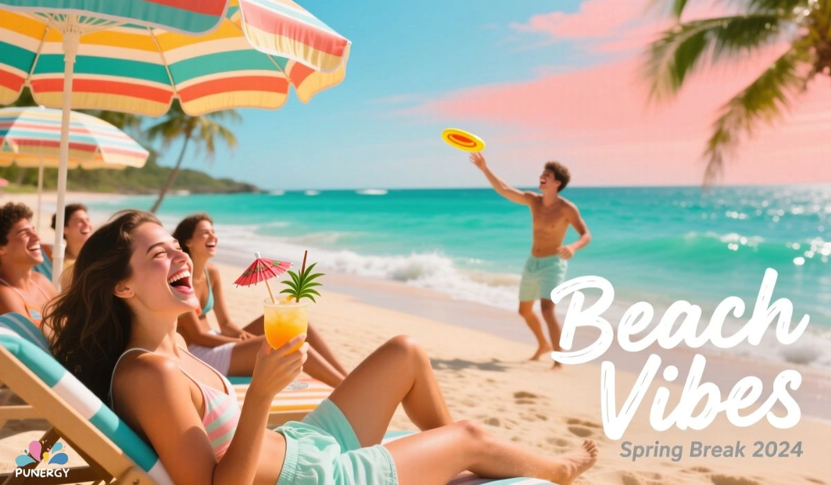 Beach Vibes Spring Break Captions