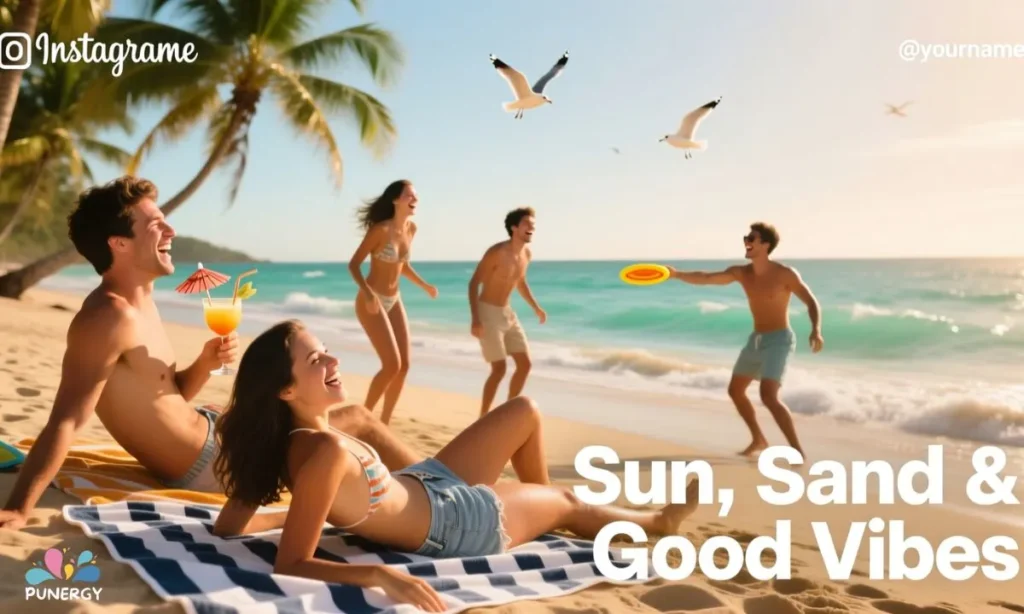 Beach with Friends Instagram Captions