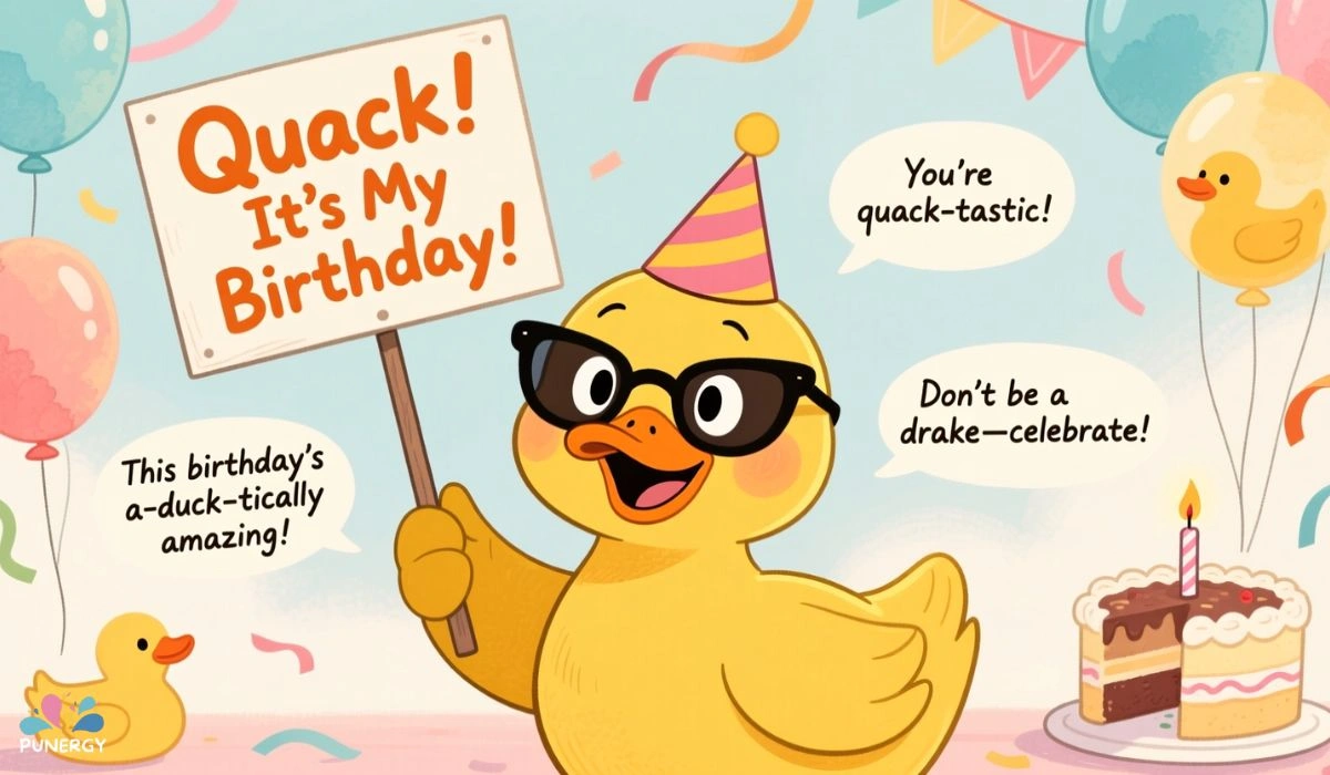 Birthday Duck Puns & Jokes