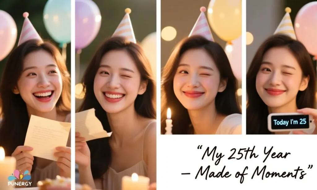 Birthday Selfies and Personal Captions