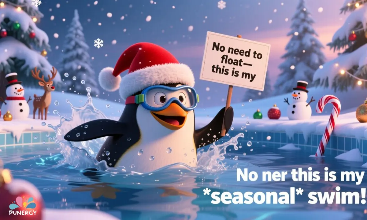 Christmas Swimming Puns