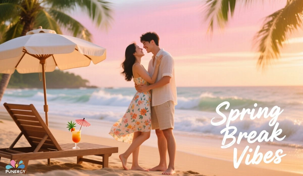 Couples Spring Break Captions