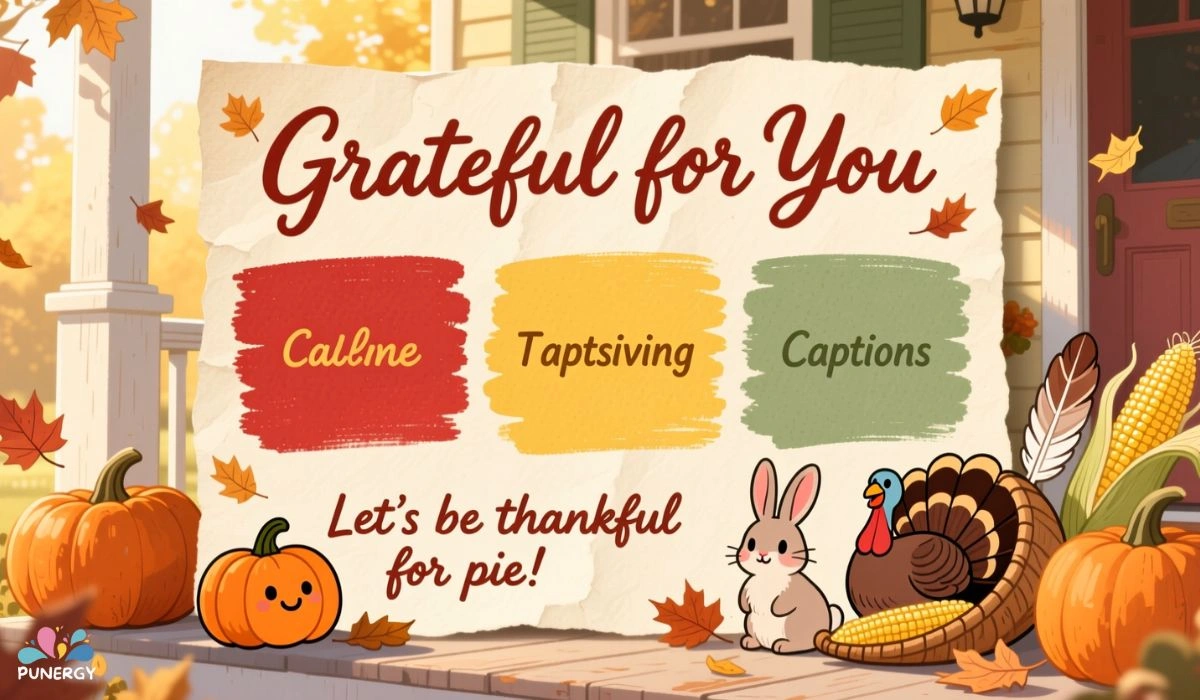 Cute Thanksgiving Captions