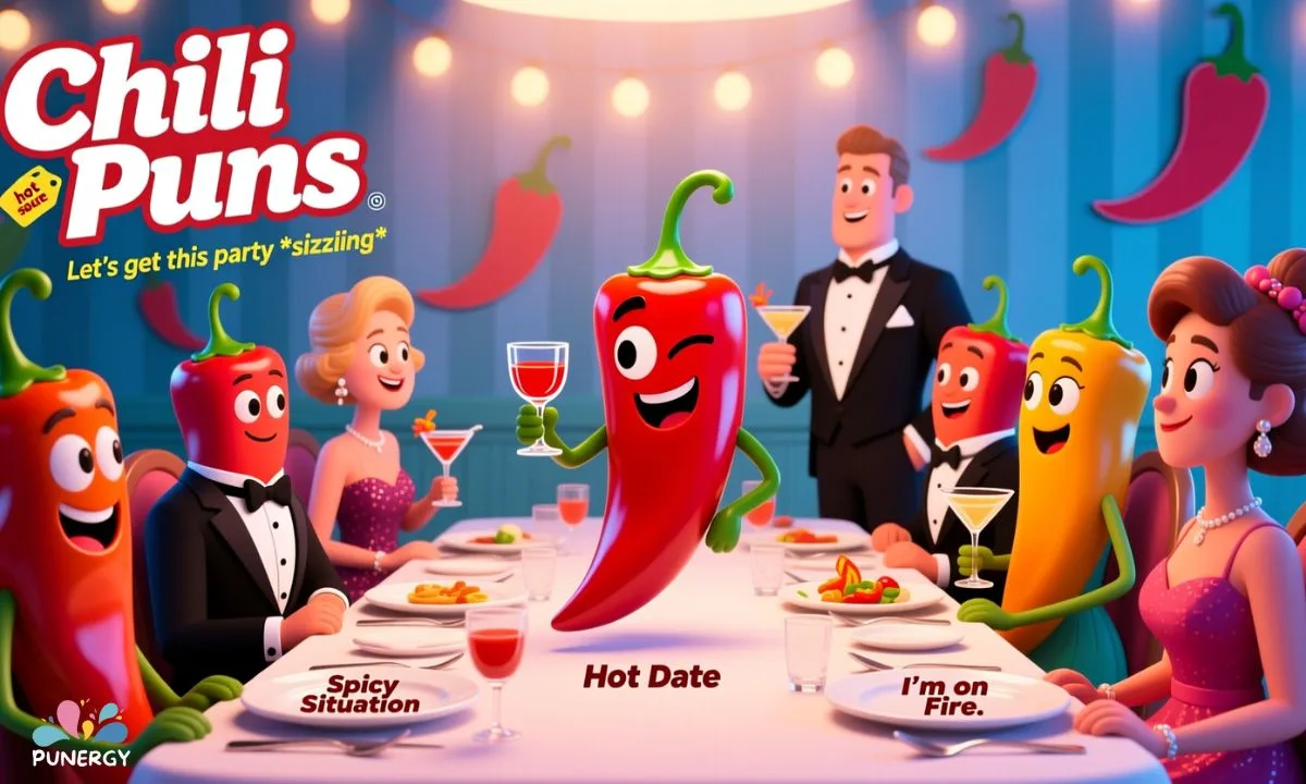 Dinner Party Chili Puns