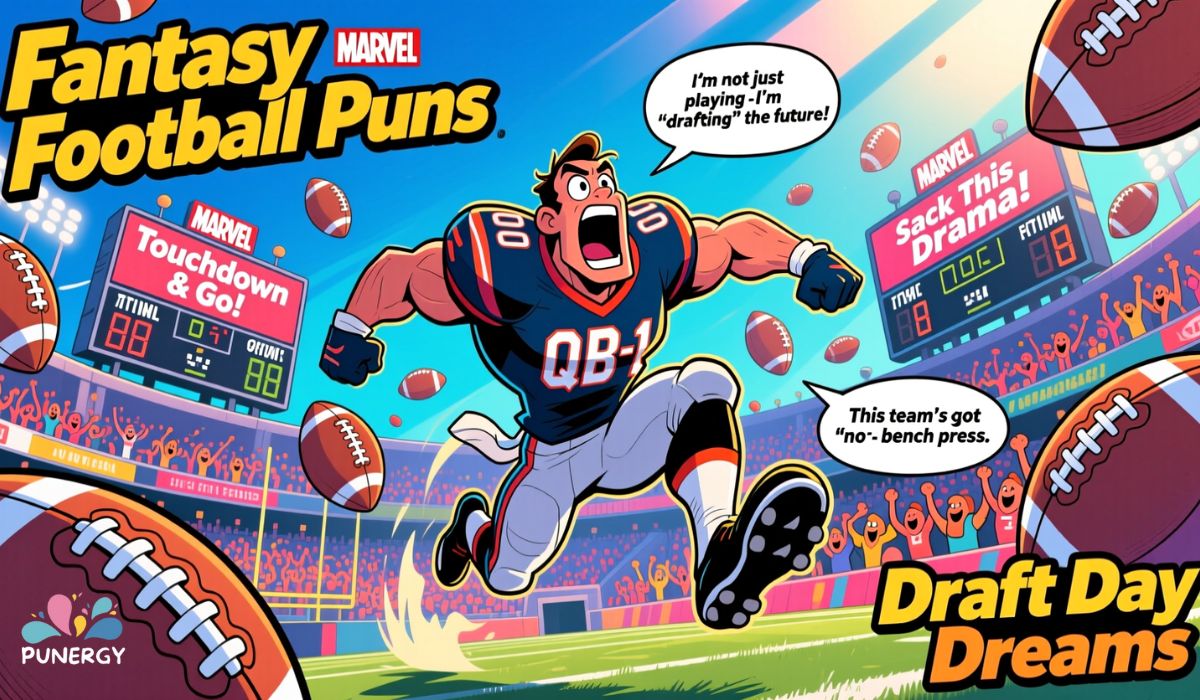 Fantasy Football Puns & Names Worth Drafting