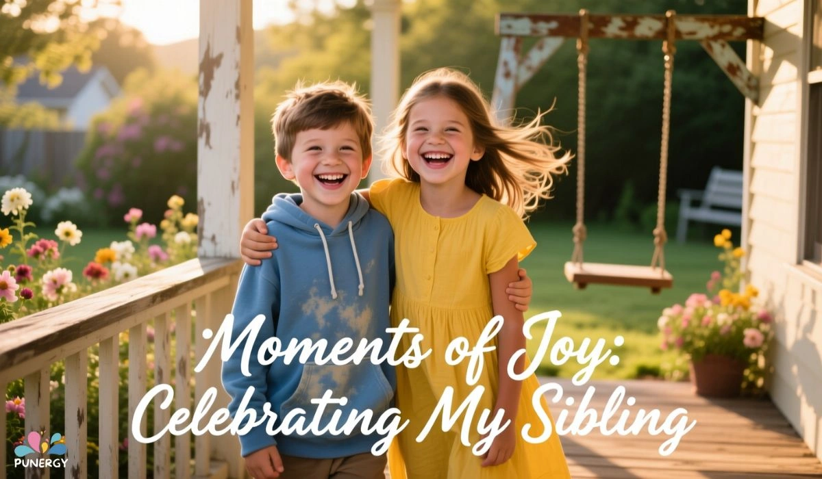 Moments of Joy Captions Celebrating Your Sibling
