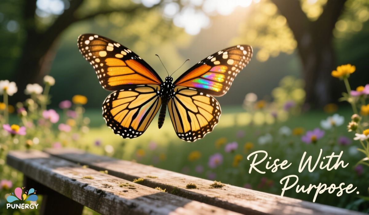 Motivational Butterfly Captions