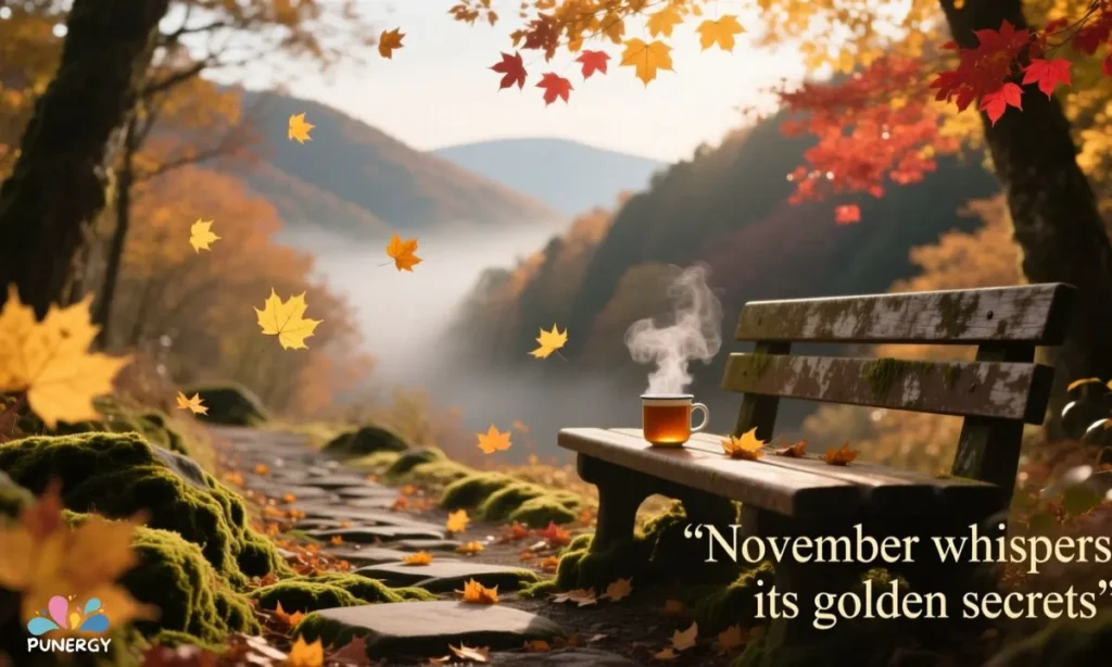 November captions about autumn vibes