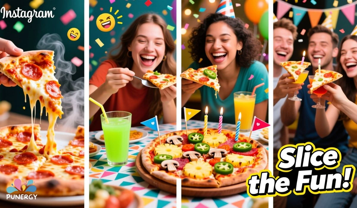 Pizza Party Captions for instagram