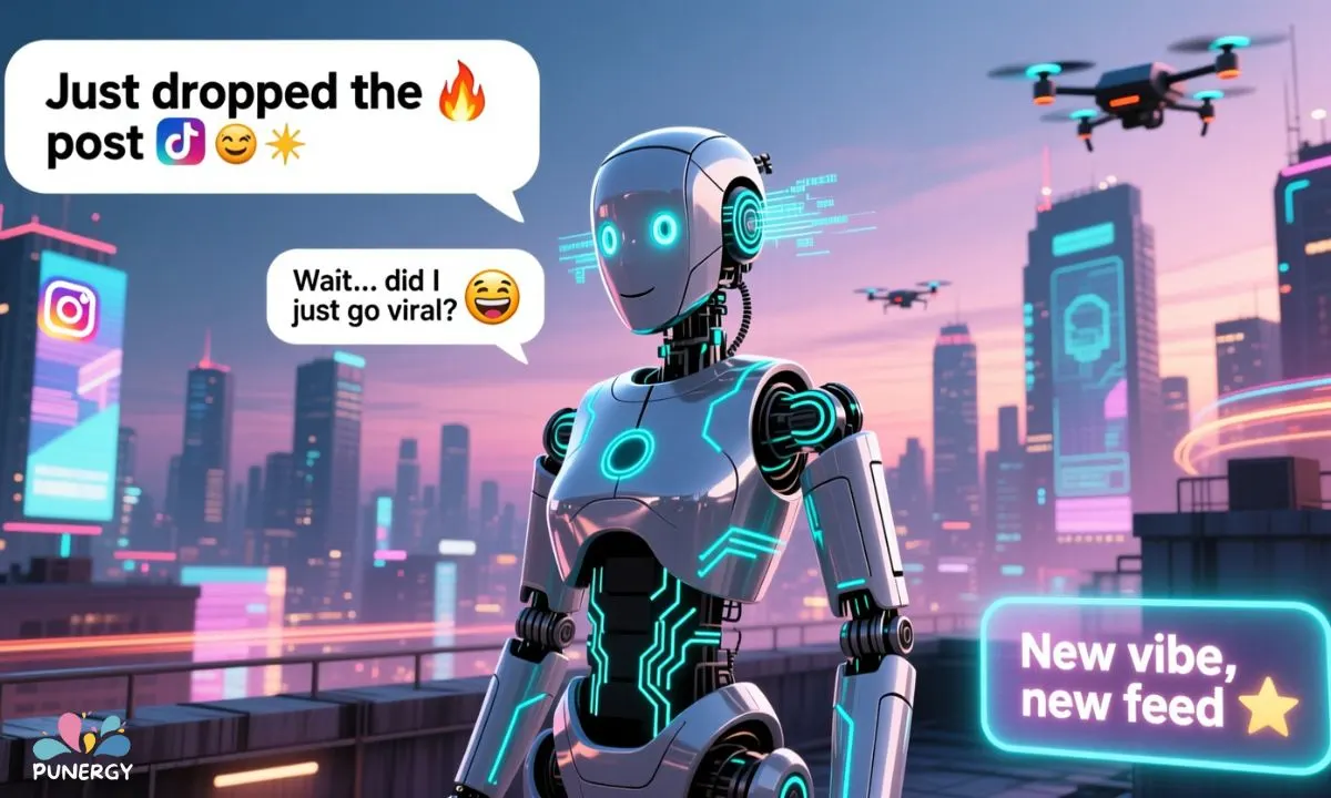 Social Media Robot puns and jokes Captions