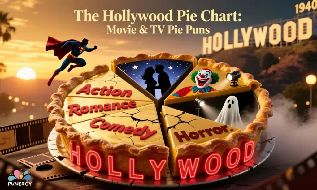 The Hollywood Pie Chart Movie & TV Pie Puns
