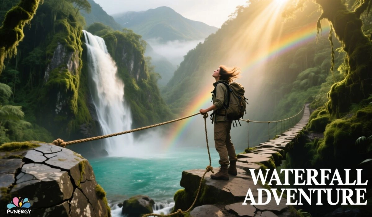 Waterfall Captions for Instagram About Adventure