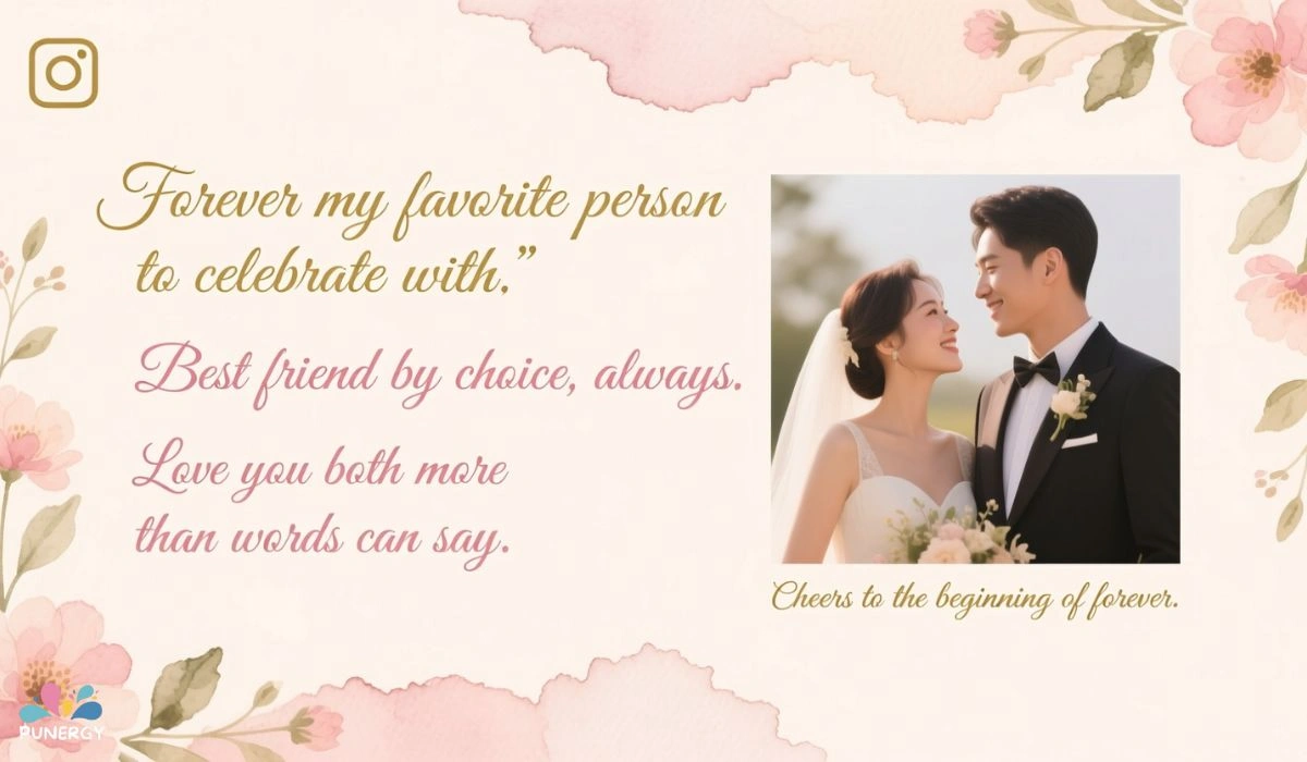 Wedding Guest Caption Ideas for Friends