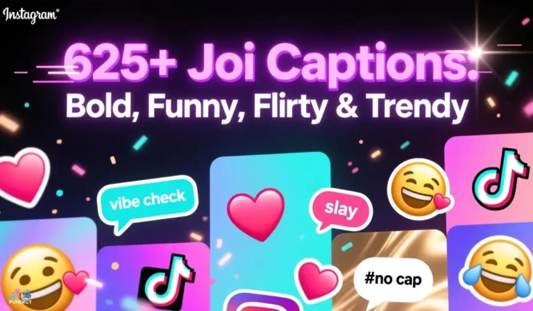 625+ Joi Captions Bold, Funny, Flirty, and Trendy Ideas for Every Mood