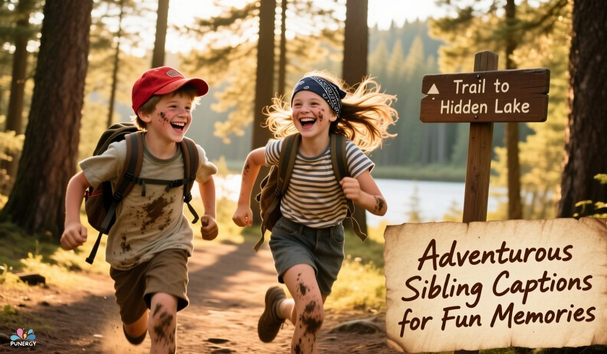 Adventurous Sibling Captions for Fun Memories