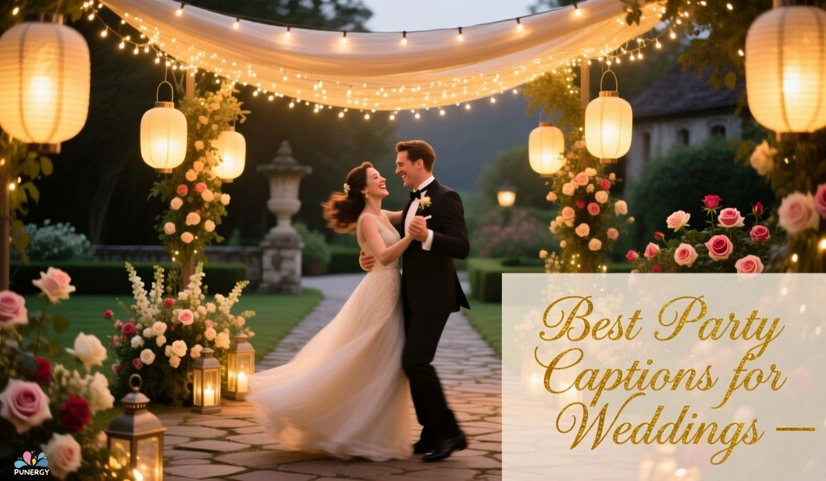 Best Party Captions for Weddings