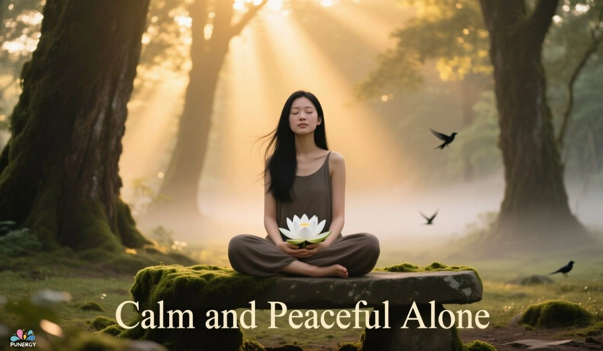 Calm and Peaceful Alone Captions