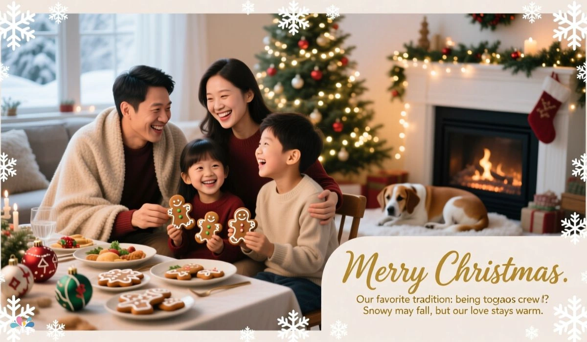 Christmas instagram Captions for Family Photos