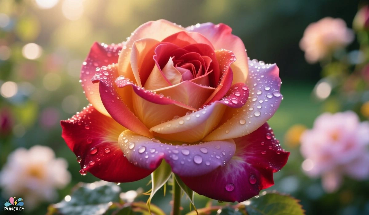 Colorful Rose Captions