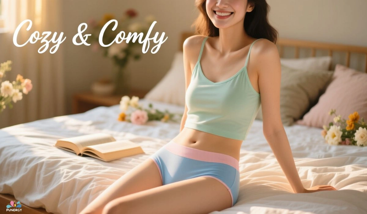 Cozy and Comfy Underwear Captions