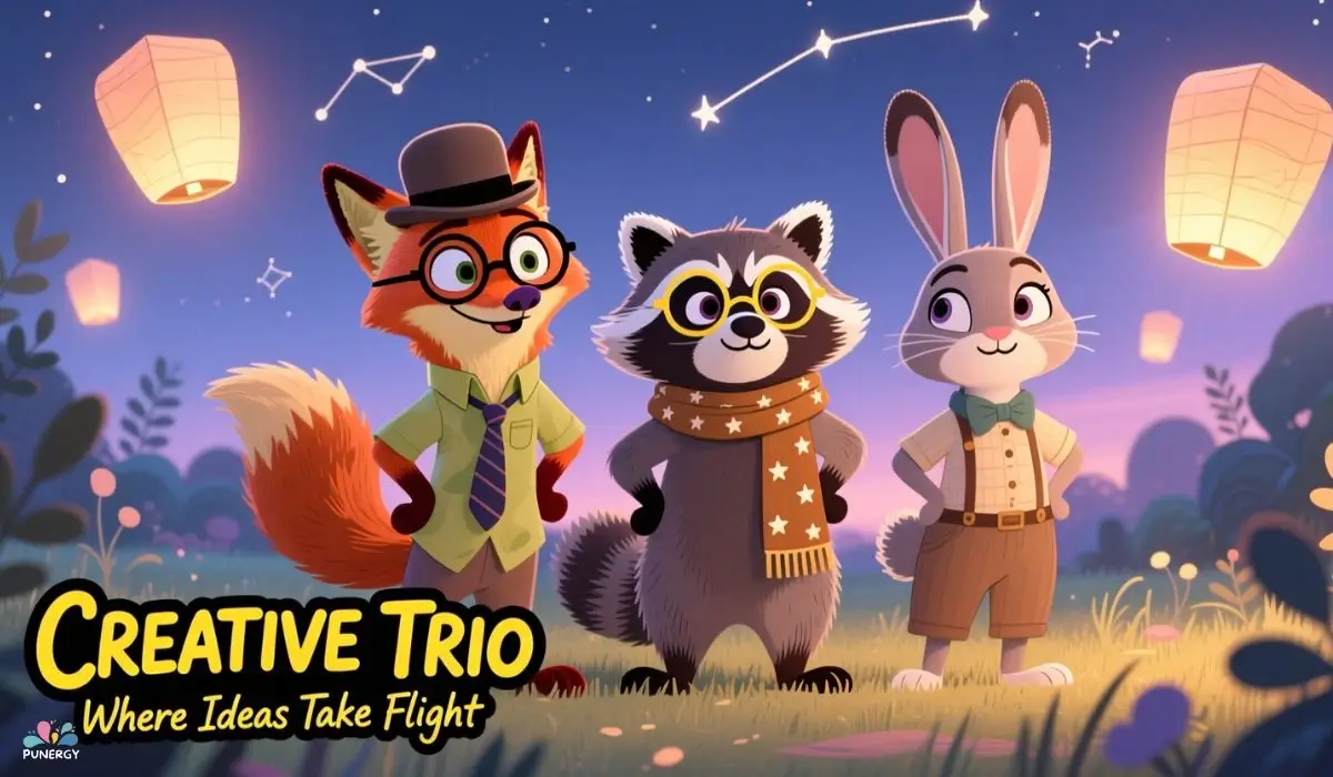 Creative Trio Captions