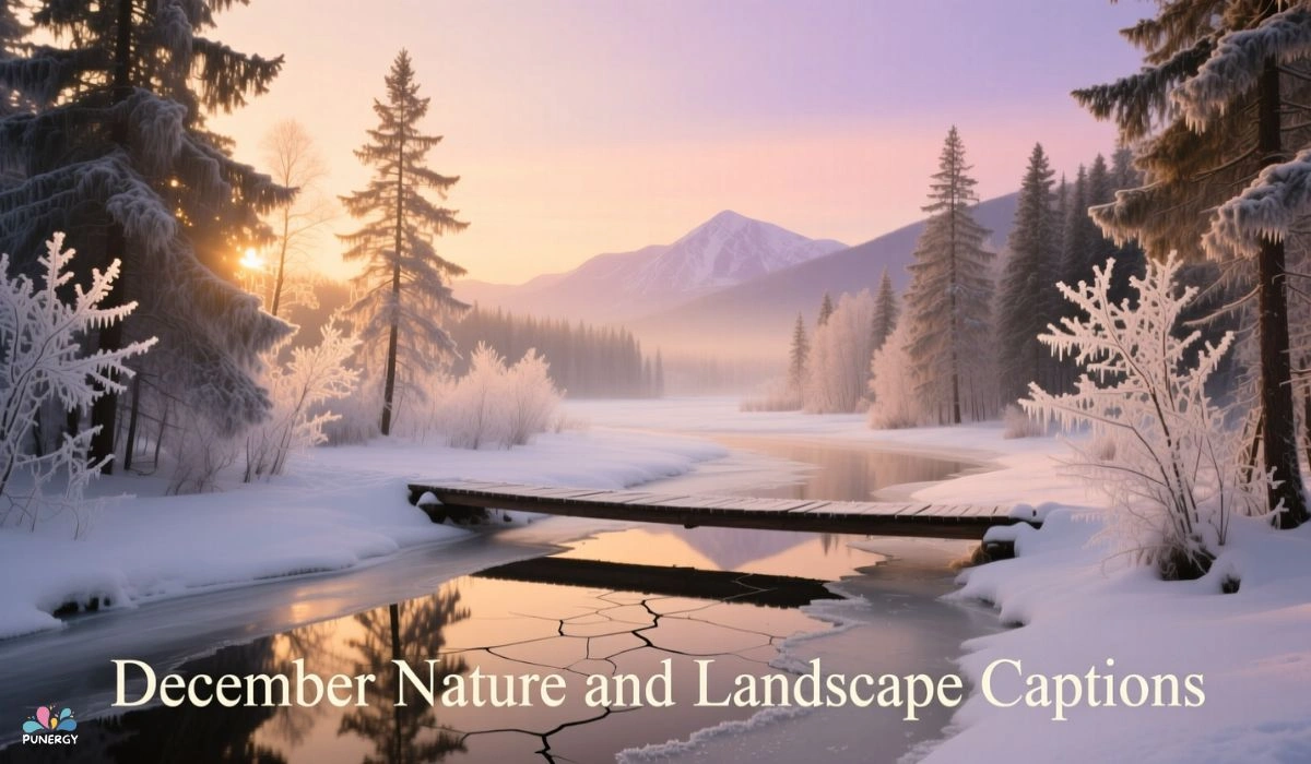 December Nature and Landscape Captions