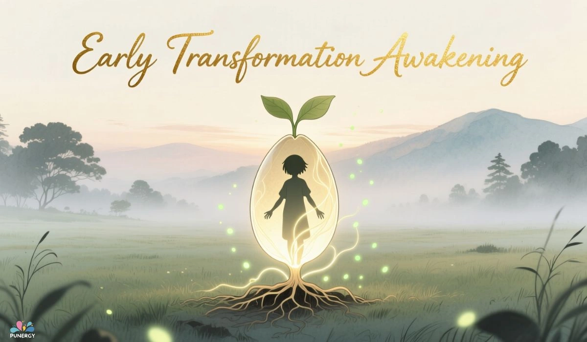 Early Transformation Awakening Captions