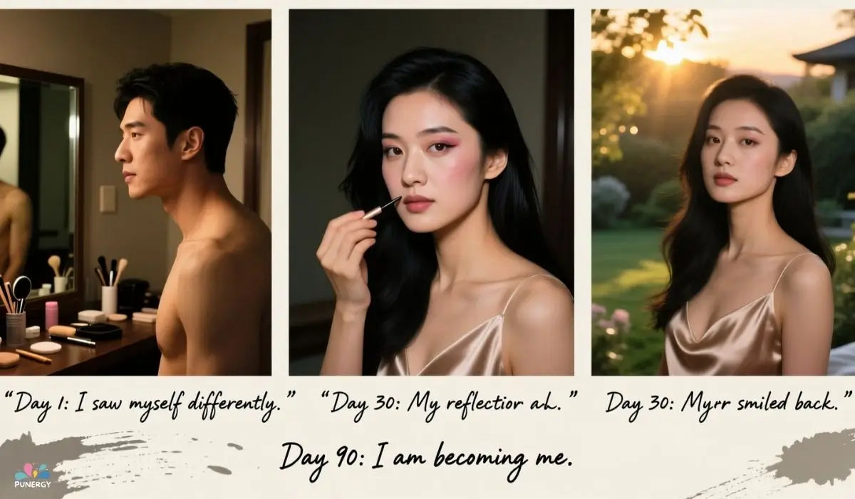 Feminization Journey Captions