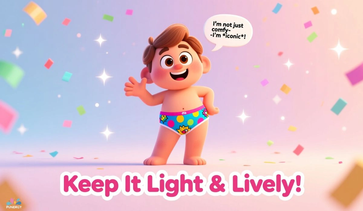 Playful Underwear Captions