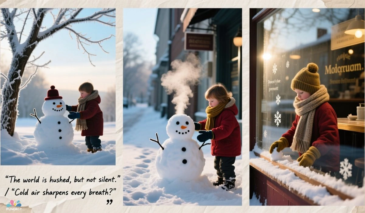 Winter Photo Dump Captions