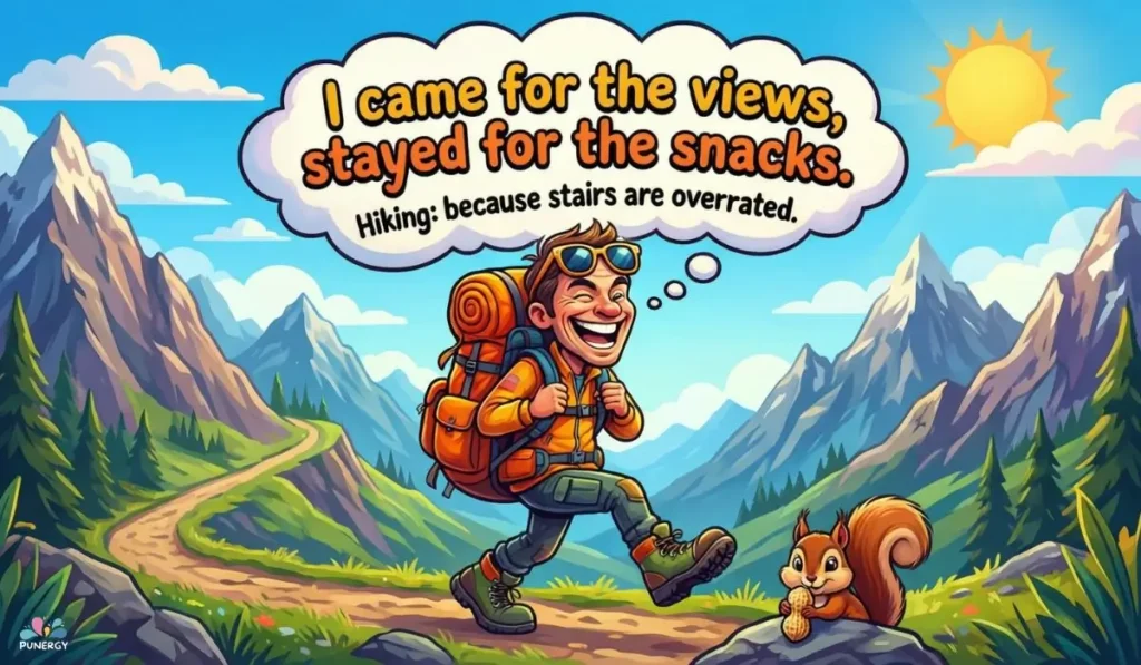 Funny Hiking Captions for Instagram